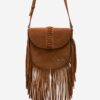 BANDOLERA DE GAMUZA FLECOS BOHO