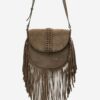 BANDOLERA DE GAMUZA FLECOS BOHO